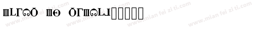 Utopia Std Caption字体转换